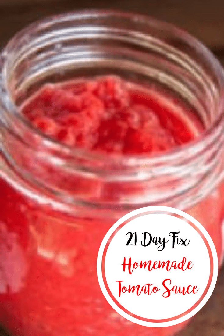 21 Day Fix Homemade Tomato Sauce | Confessions of a Fit Foodie