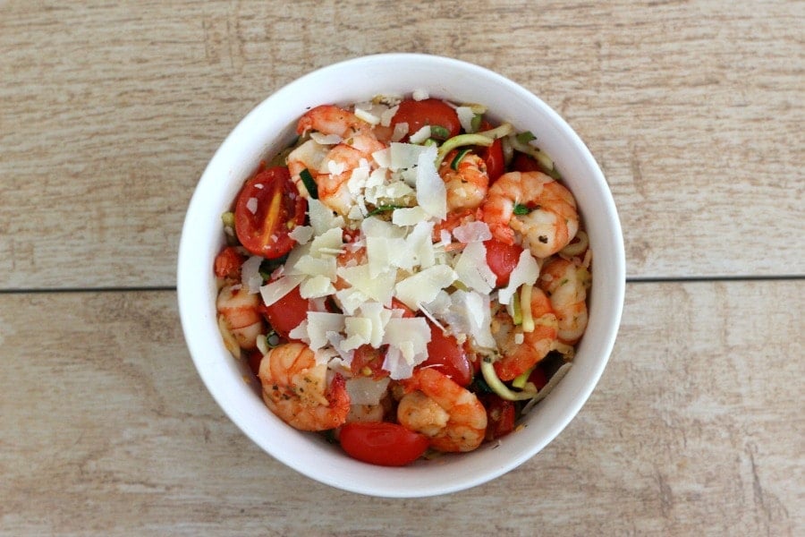 Veggies and Shrimp Bowl