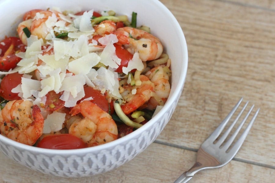 Veggies and Shrimp Bowl