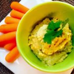 Copy cat Panera hummus is 21 Day Fix approved, and tastes even better than the restaurant version! Garlic and jalapenos add great flavor to this recipe!
