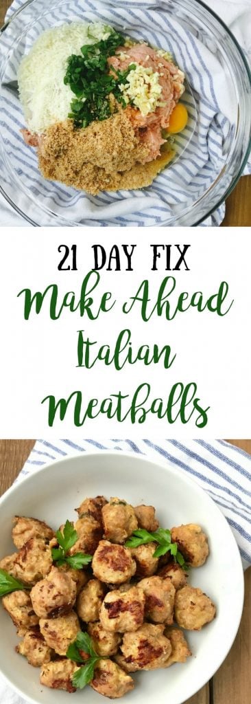 21 Day Fix Make Ahead Meatballs | Confessions of a Fit Foodie