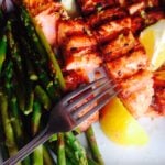 Lemon Grilled Salmon {21 Day Fix} - A healthy recipe from Confessions of a Fit Foodie