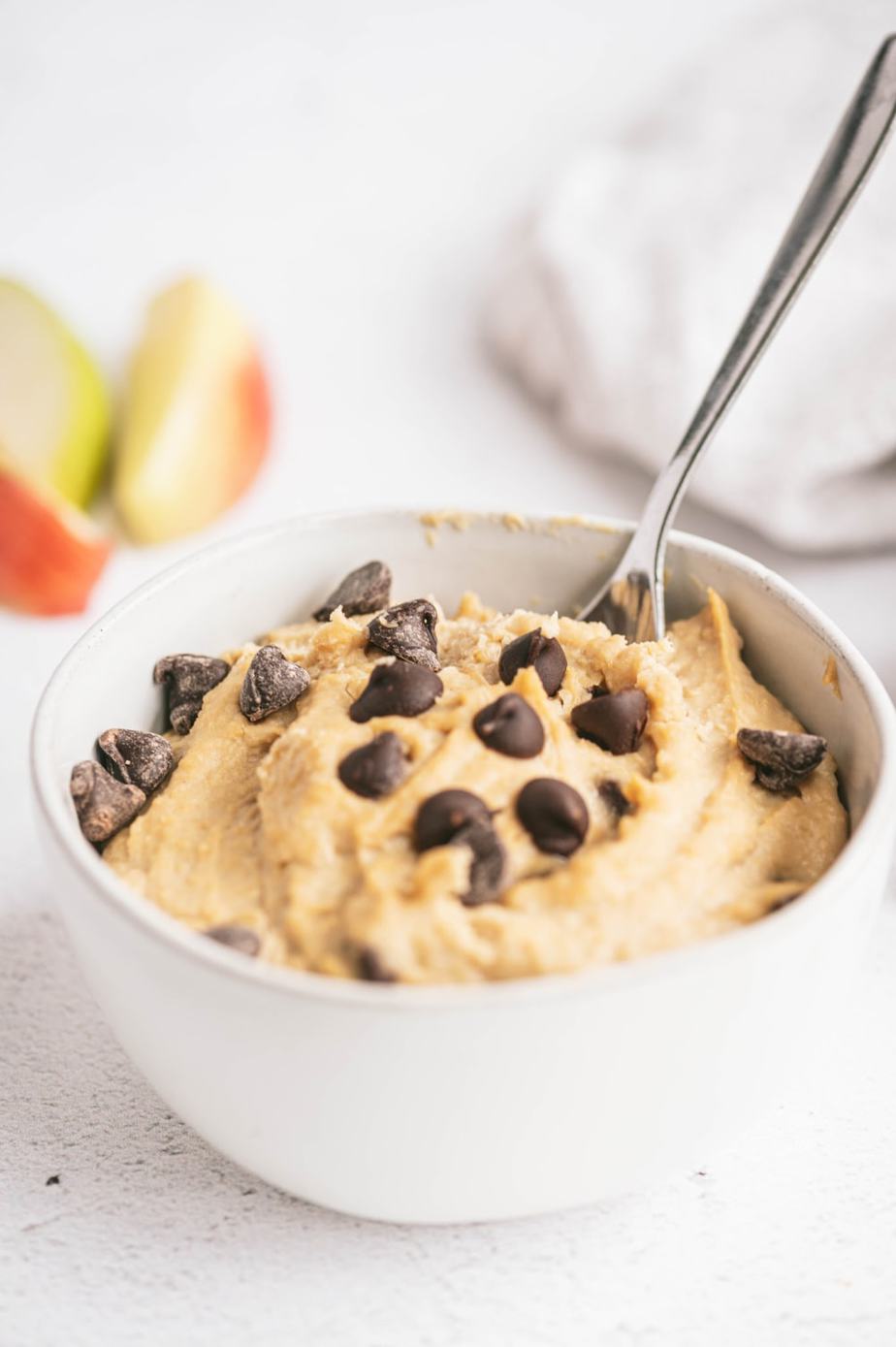 High Protein Chocolate Chip Cookie Dip - Honest Grub, Honest Foodie