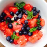 Watermelon Feta Blueberry Salad {21 Day Fix Recipe} | Confessions of a Fit Foodie