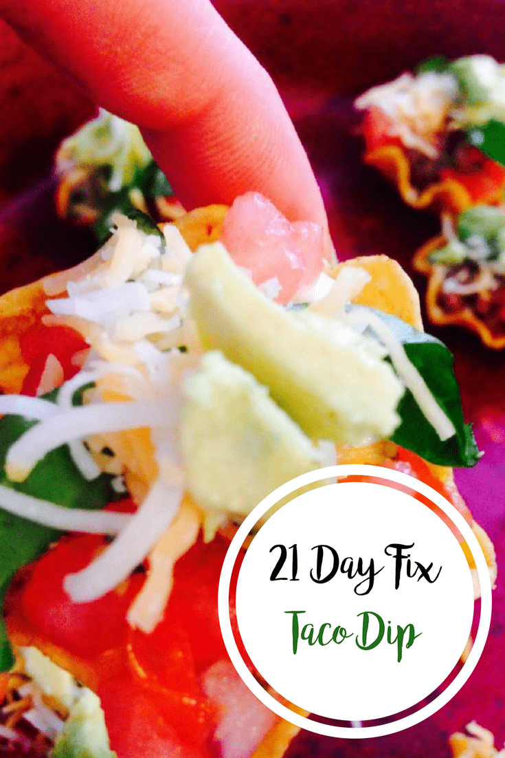 Taco Dip - Scoops Too! {21 Day Fix} | Confessions of a Fit Foodie