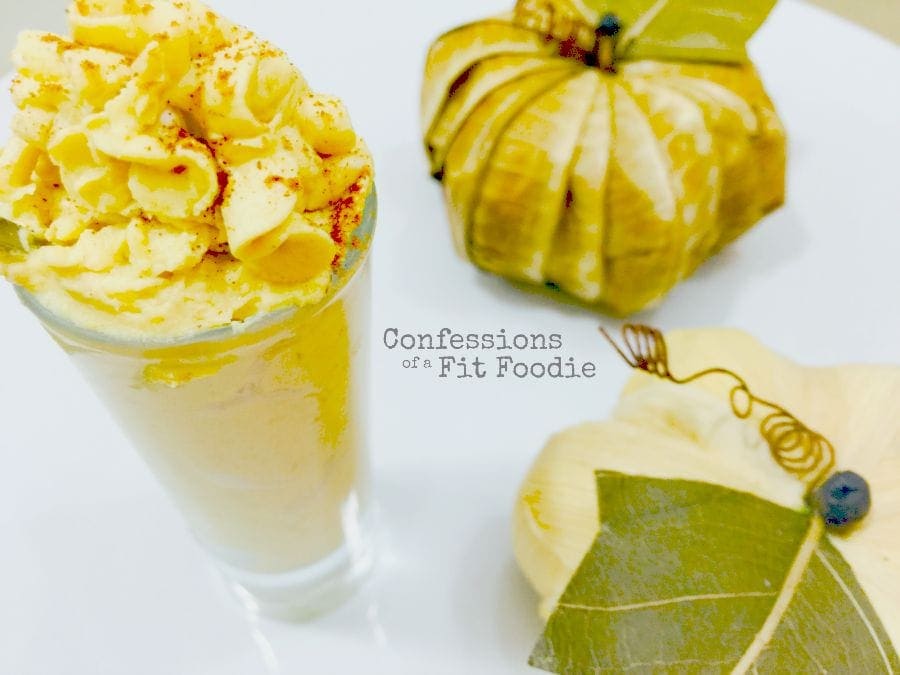 Pumpkin Frosting Shooters - a 21 Day Fix treat recipe from Confessions of a Fit Foodie