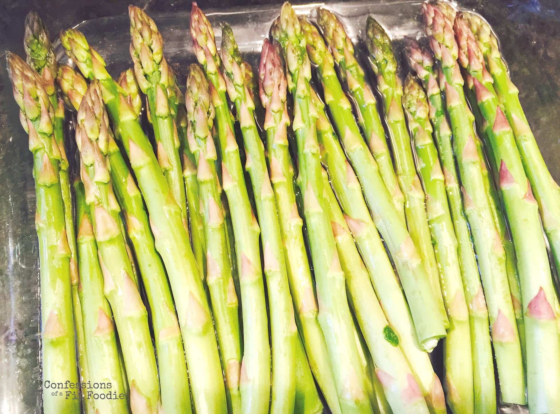 fresh asparagus spears