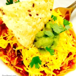 Crock Pot Chili Chicken - a 21-Day Fix Recipe from Confessions of a Foodie