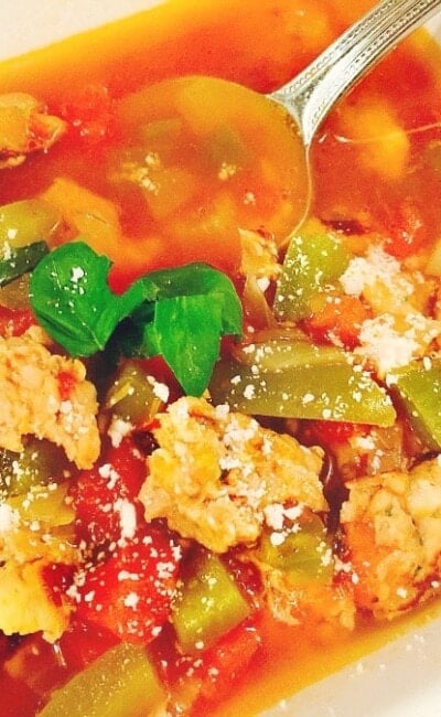 21 Day Fix Stuffed Pepper Soup | Confessions of a Fit Foodie