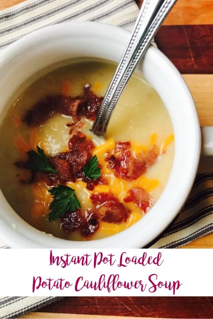 Loaded Potato and Cauliflower Soup