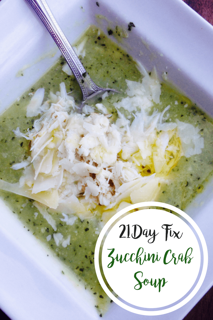 Zucchini Crab Soup {21 Day Fix} | Confessions of a Fit Foodie