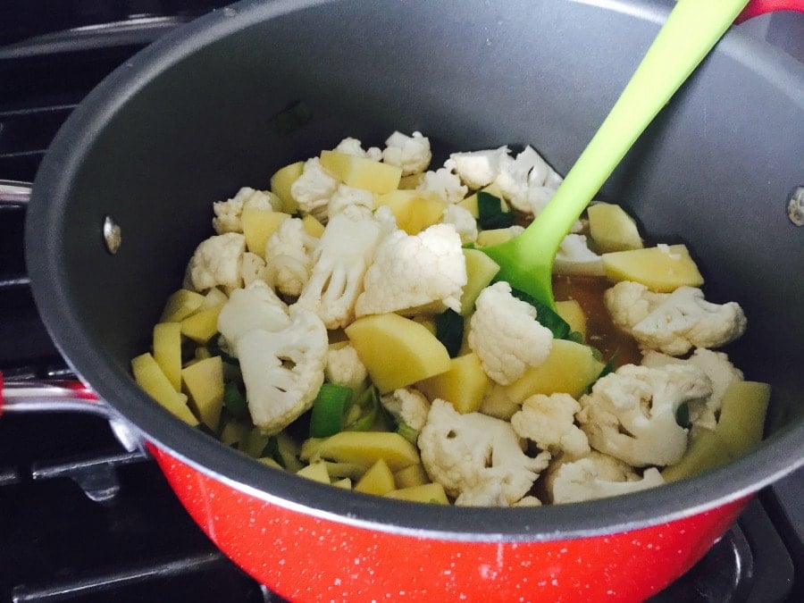 cauliflower and potato soup