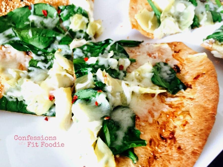 Spinach Artichoke Dip Grill Pan Pizza - Domestic Fits