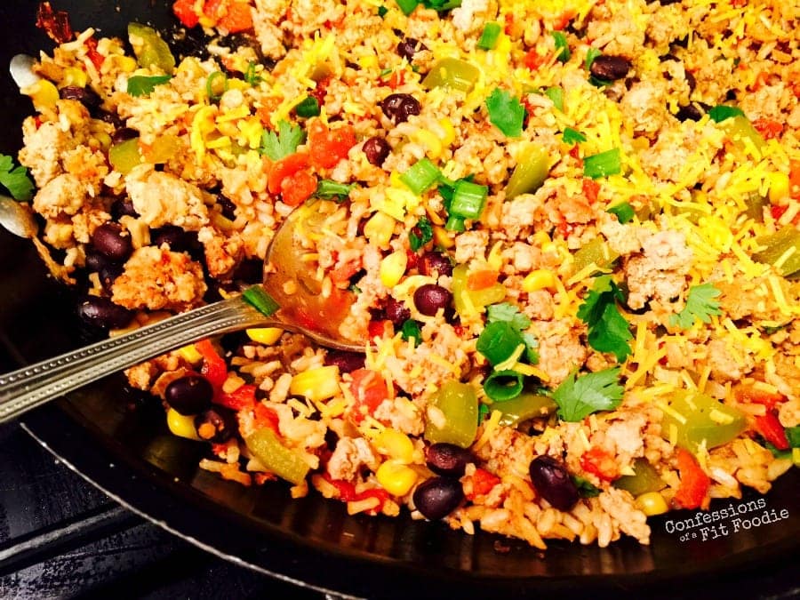 One Skillet Burrito Bowl