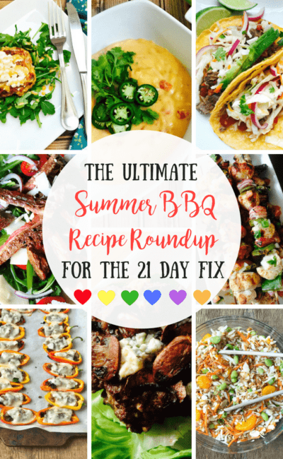 21 Day Fix Summer BBQ Recipes | Confessions of a Fit Foodie Need a recipe for a Summer BBQ or Picnic?  Here's a list of my go-to apps, salads, mains, and treats for fun days and warm nights on the FIX!