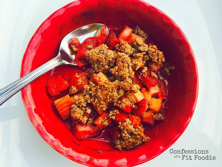 21 Day Fix Strawberry Rhubarb Dessert