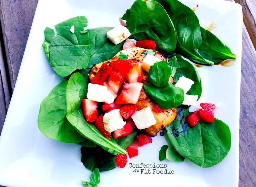 21 Day Fix Strawberry Caprese Salad