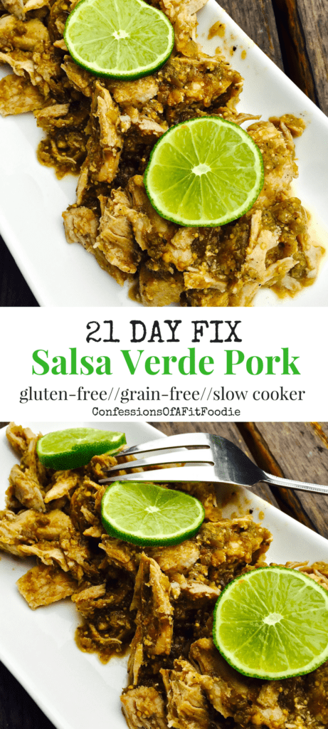 21 Day Fix Salsa Verde Pork