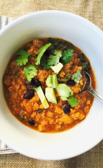 21 Day Fix Sweet Potato Black Bean Chili | Confessions of a Fit Foodie