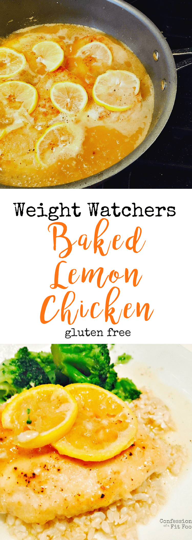 Weight Watchers Baked Lemon Chicken | Confessions of a Fit Foodie