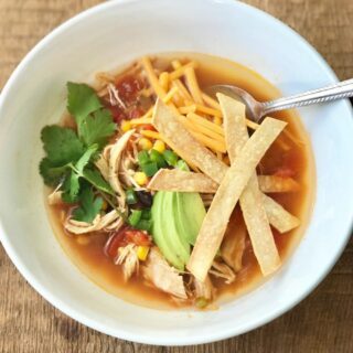 nstant Pot Chicken Tortilla Soup | Confessions of a Fit Foodie