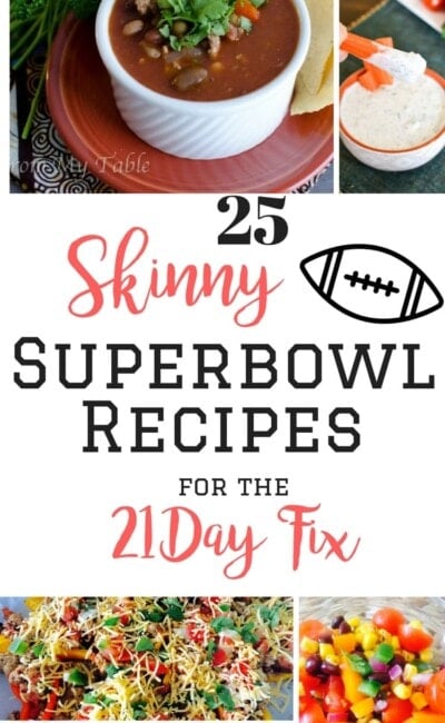 21 Day Fix Superbowl Recipes