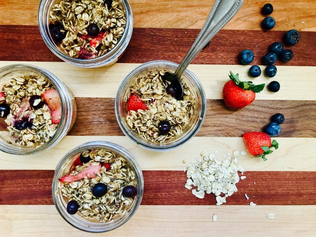 Overnight Oats Jars Overnight Oats On The Go Jars Portable Airtight Wide  Mouth Mason Jars With Lid And Spoon For Yogurt Cereal