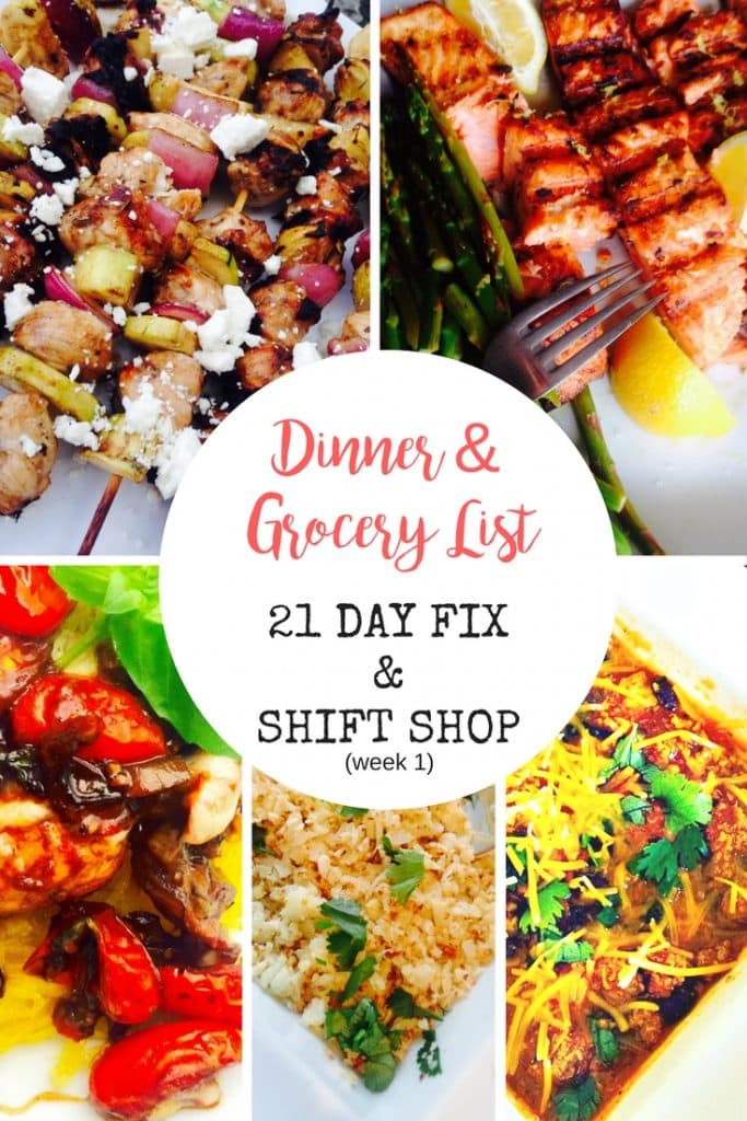 Complete 21 Day Fix Meal Plan & Shopping List - Bet On Dinner