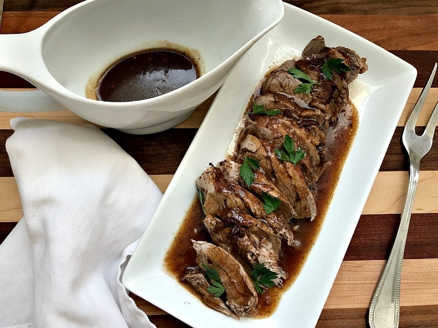 Instant Pot Balsamic Pork | Confessions of a Fit Foodie