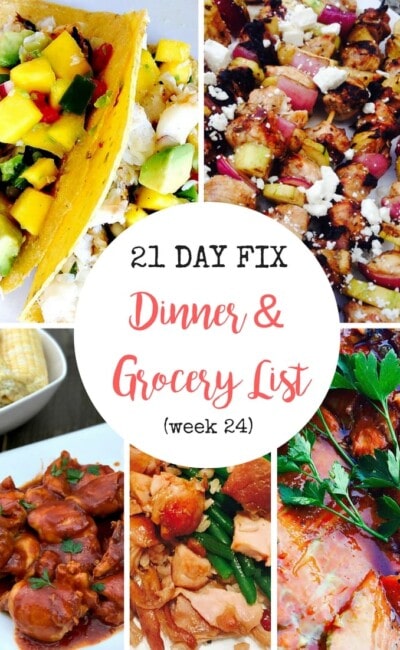 21 Day Fix Meal Plan | Confessions of a Fit Foodie