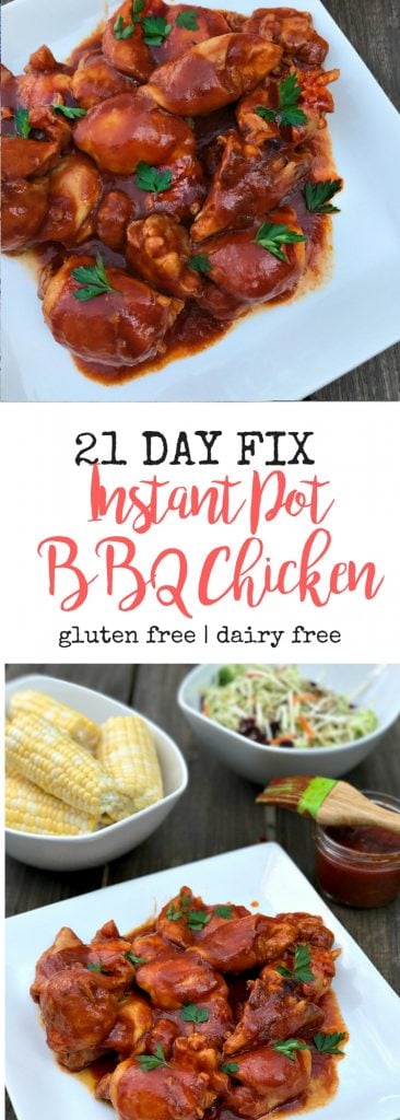 21 Day Fix Instant Pot BBQ Chicken | Confessions of a Fit Foodie