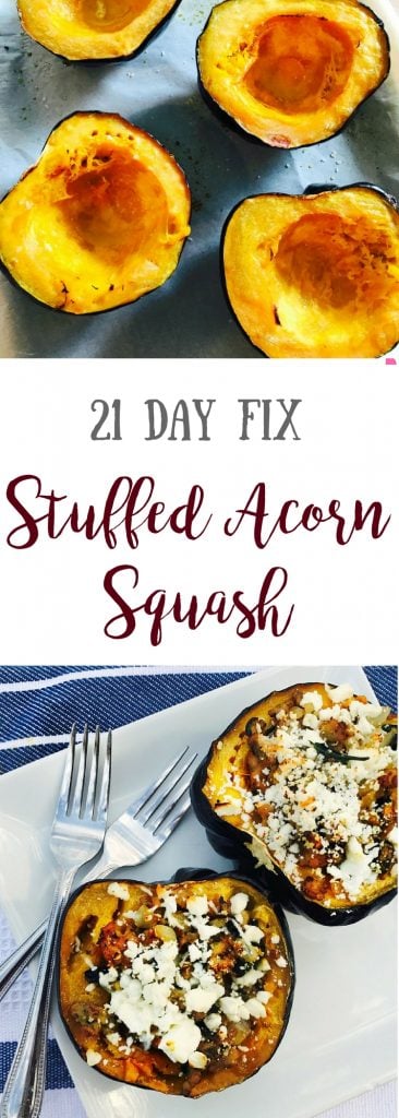 21 Day Fix Stuffed Acorn Squash | Confessions of a Fit Foodie