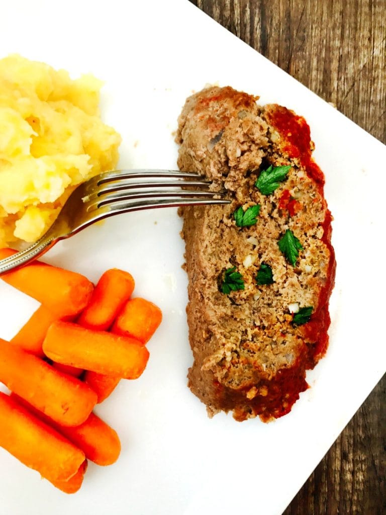 Instant Pot Meatloaf and Mashed Potatoes - The Recipe Rebel