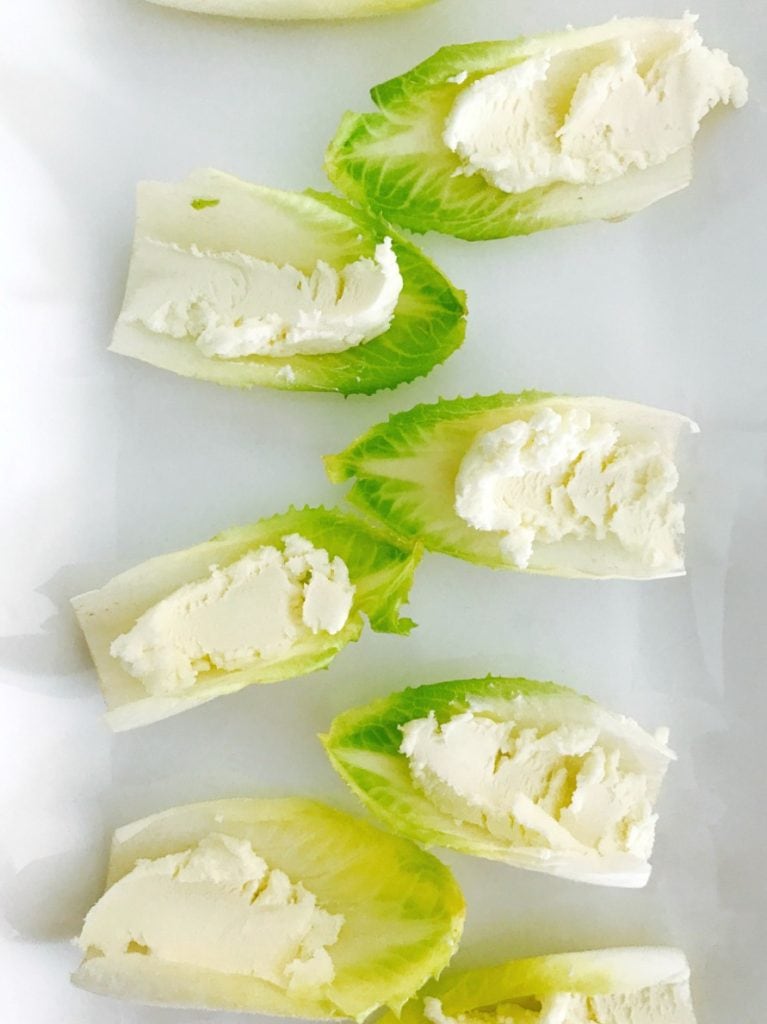 21 Day Fix Endive Bruschetta Bites with Honey Goat Cheese | Confessions of a Fit Foodie