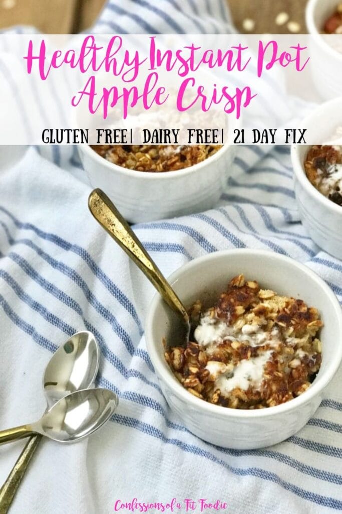 Healthy Instant Pot Apple Crisp