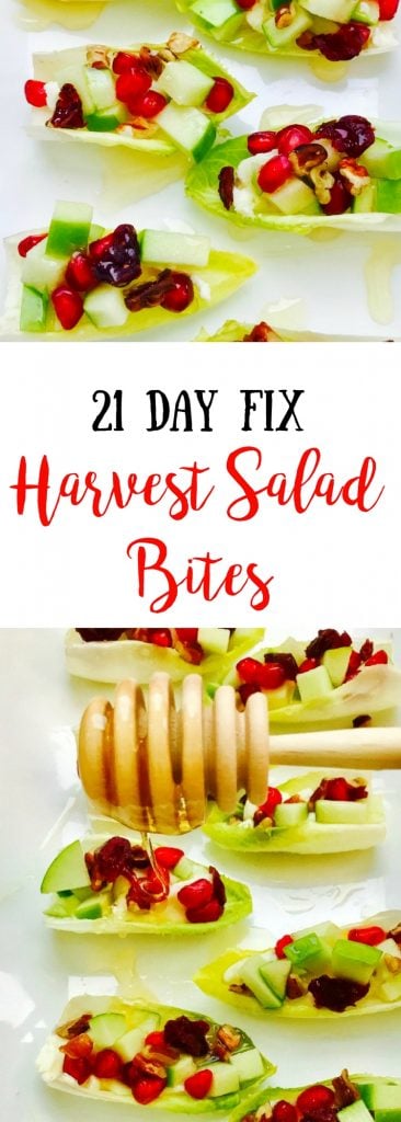 21 Day Fix Harvest Salad Bites with Honey Goat Cheese | Confessions of a Fit Foodie