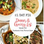 21 Day Fix Meal Plan and Grocery List|Confessions of a Fit Foodie