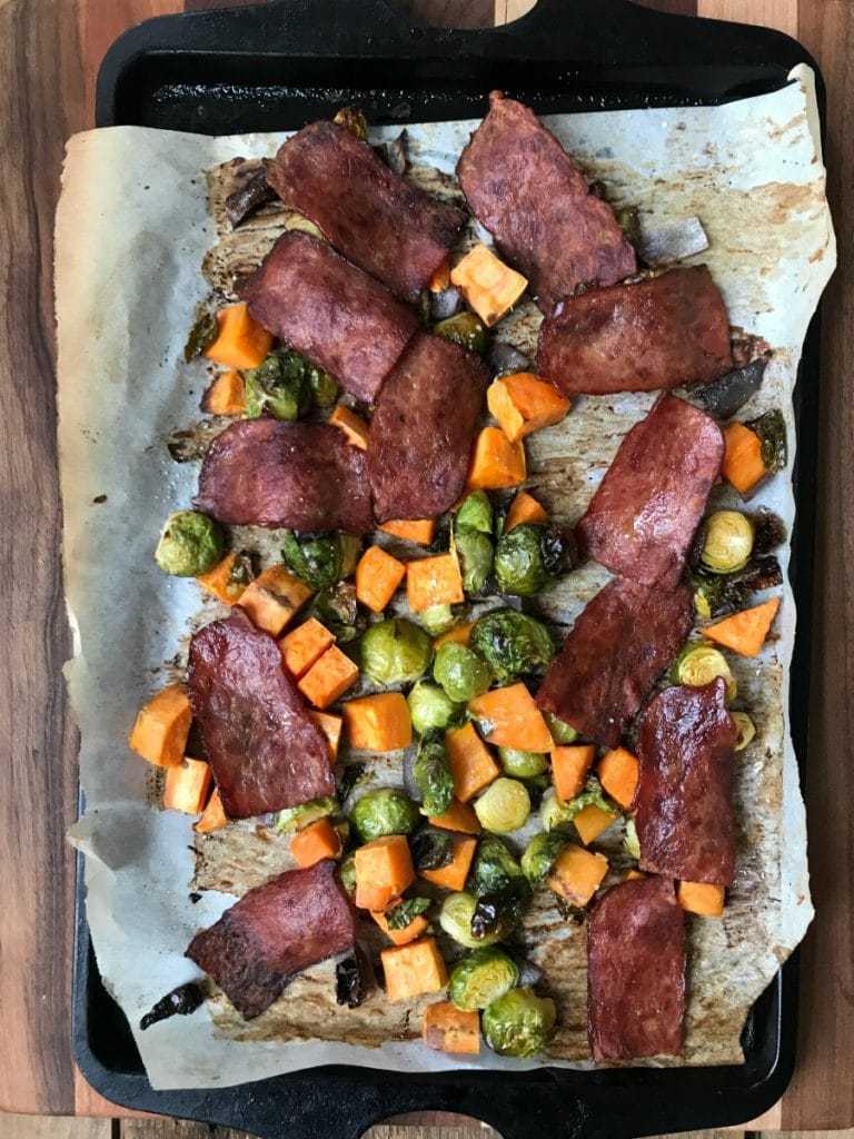 80 Day Obsession Sweet Potato Sheet Pan Breakfast | Confessions of a Fit Foodie
