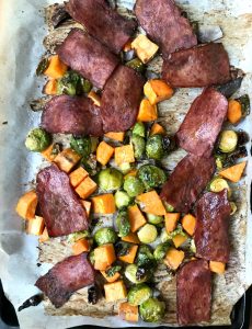 80 Day Obsession Sweet Potato Sheet Pan Breakfast | Confessions of a Fit Foodie