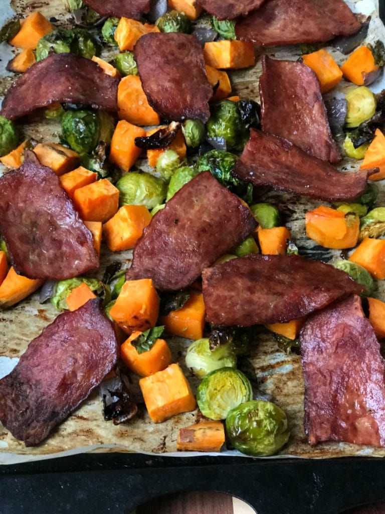 80 Day Obsession Sweet Potato Sheet Pan Breakfast | Confessions of a Fit Foodie