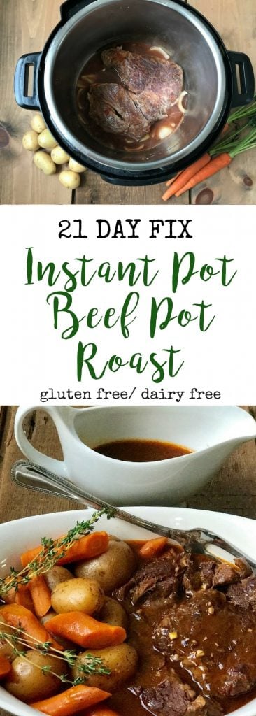 Instant Pot Beef Pot Roast | 21 Day Fix Beef Pot Roast