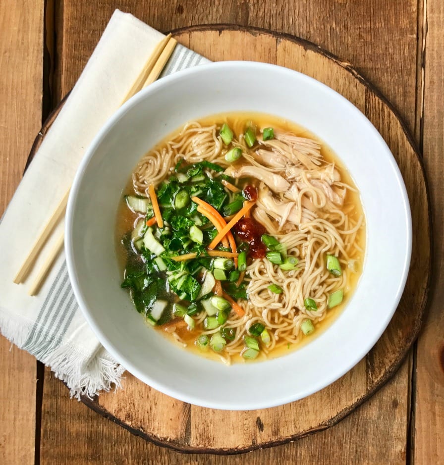 Ramen Chicken Noodle Soup - Fit Foodie Finds