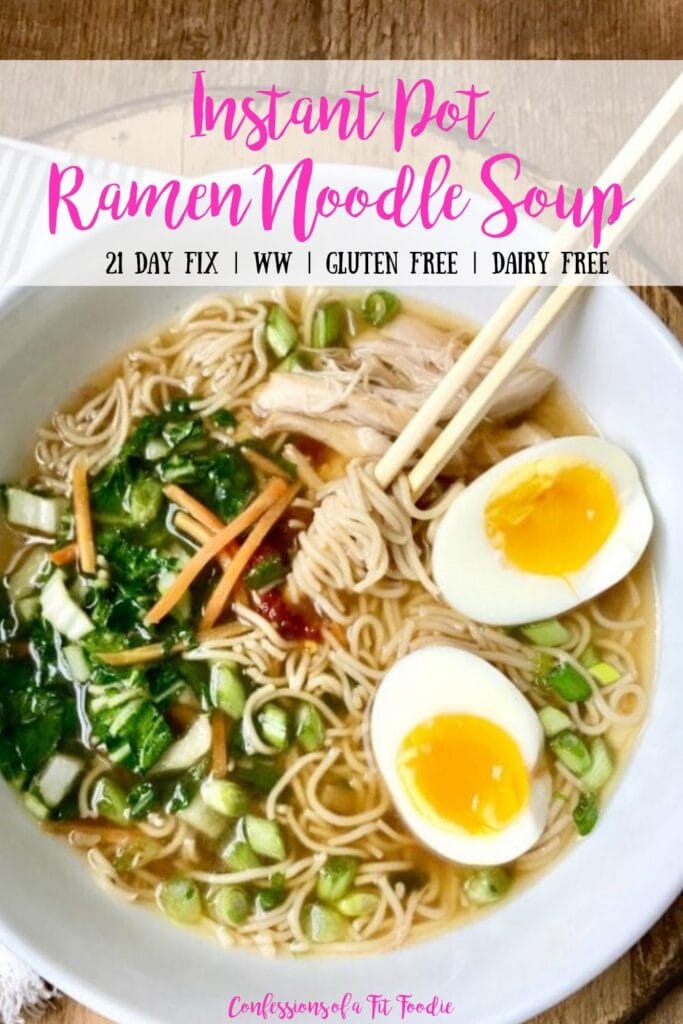 Ramen Chicken Noodle Soup - Fit Foodie Finds