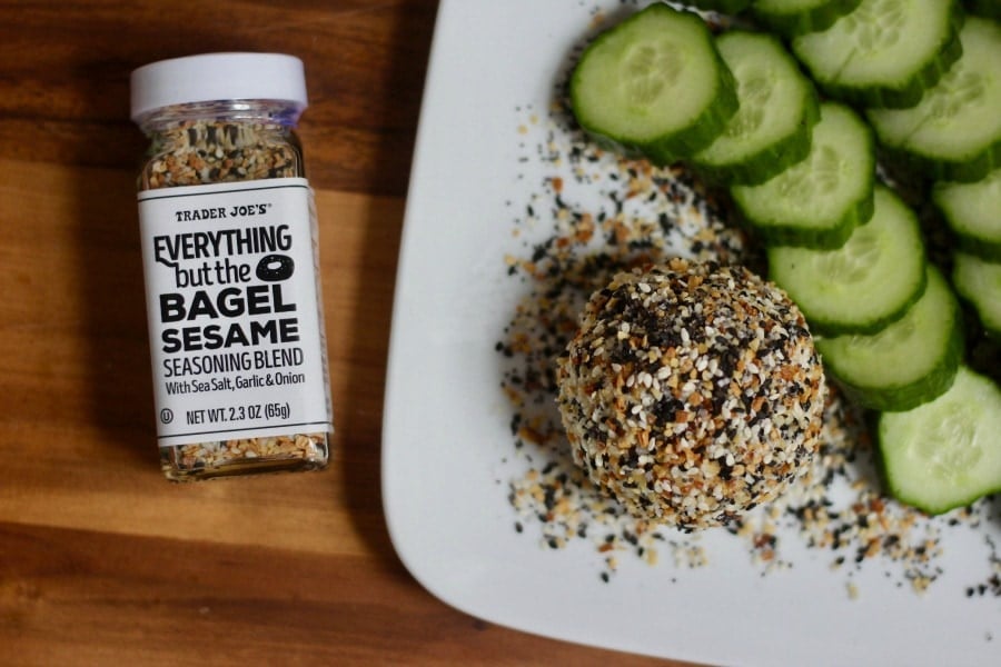 Everything Bagel Goat Cheese | Confessions of a Fit Foodie