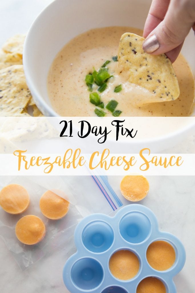 21 Day Fix Freezable Cheese Sauce | Confessions of a Fit Foodie