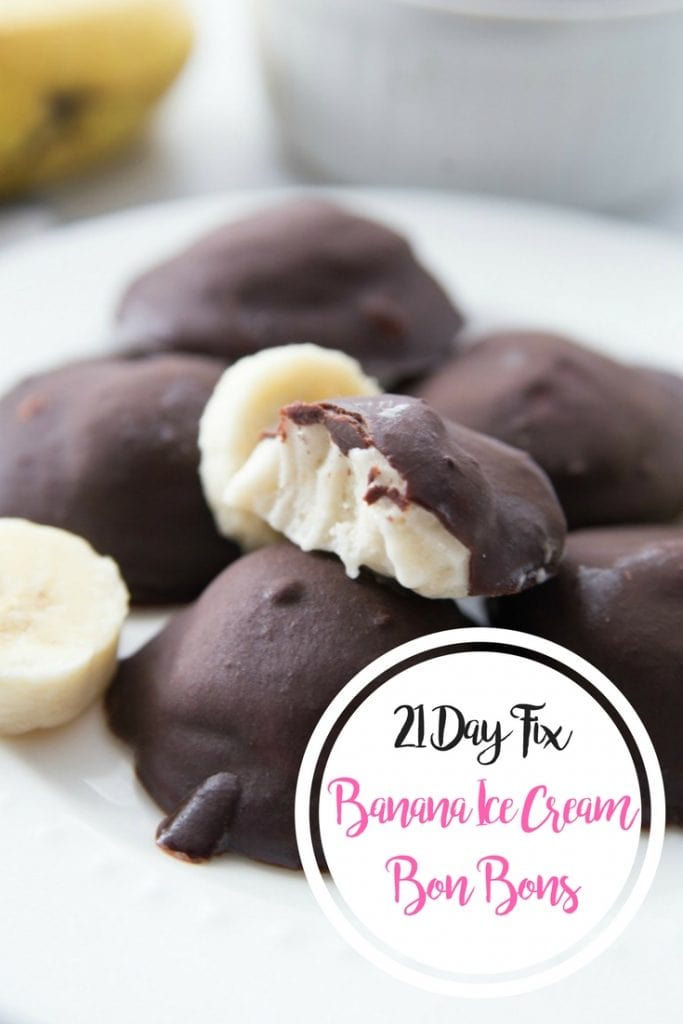 21 Day Fix Banana Ice Cream Bon Bons | Confessions of a Fit Foodie