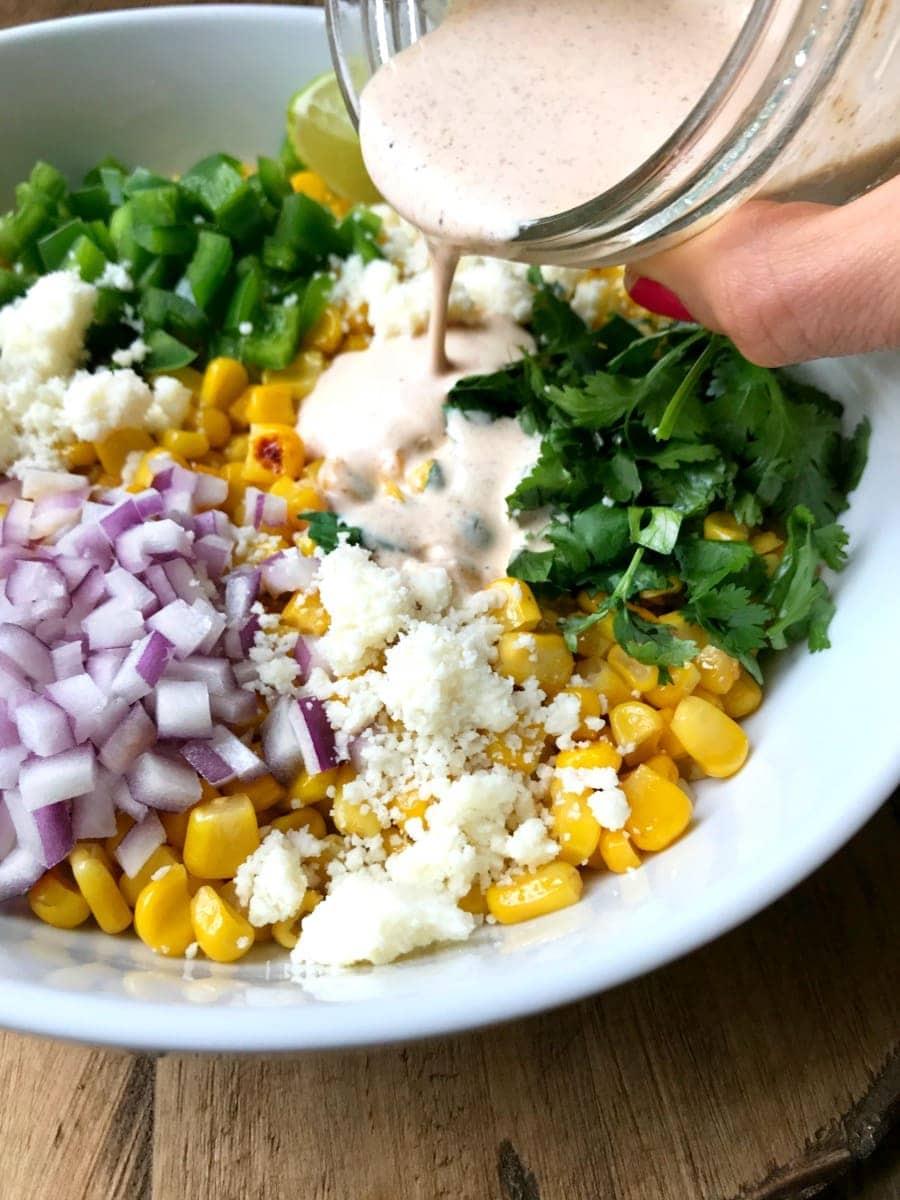 Mexican Street Corn Salad Confessions Of A Fit Foodie