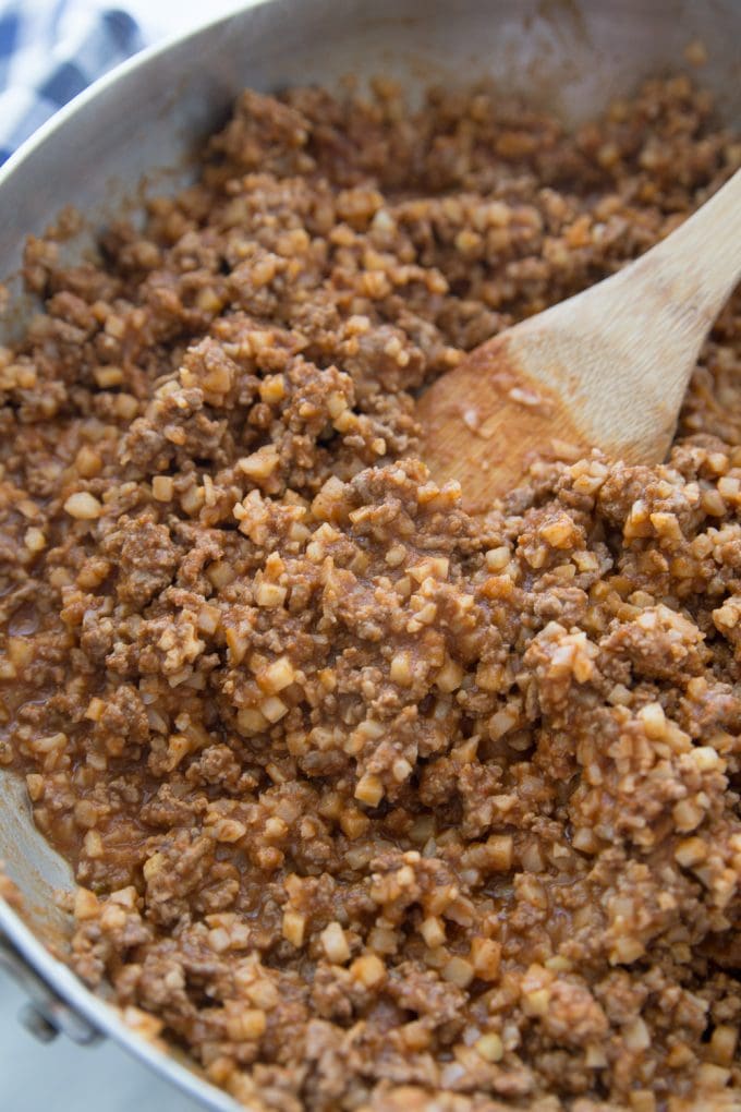 Taco Meat in a Skillet