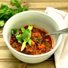 Instant Pot Beanless Chili - Confessions of a Fit Foodie