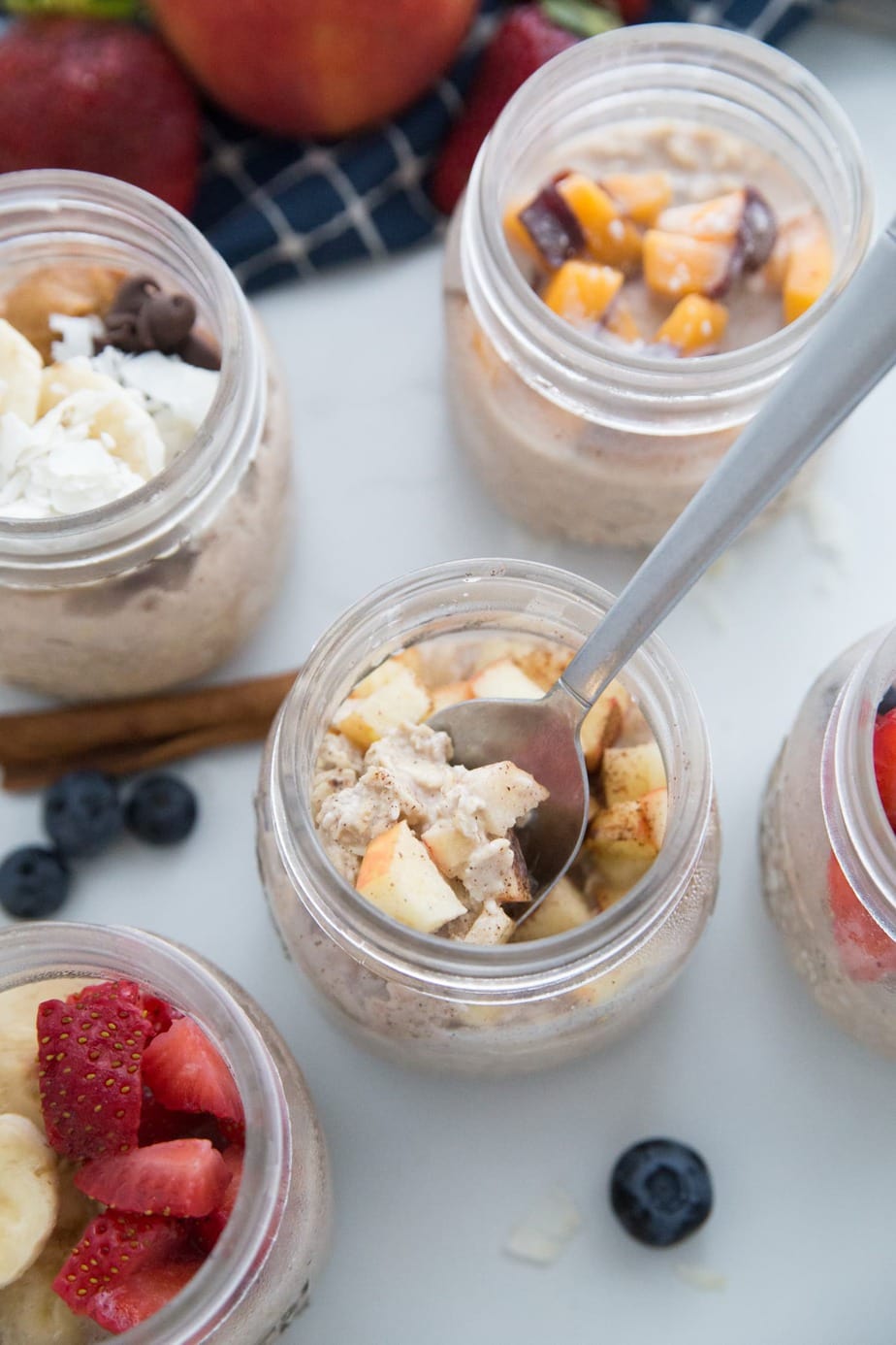 Overnight Oats + 8 flavors! - Fit Foodie Finds